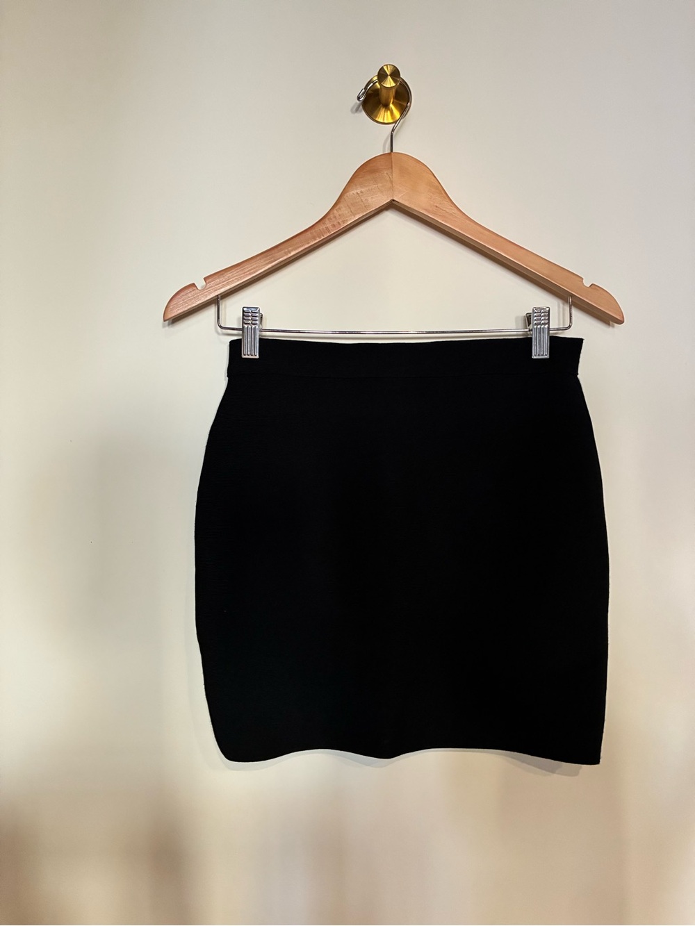 Sleek Black Women's Mini Skirt